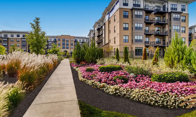 The Elaine apartments in Northbrook, IL